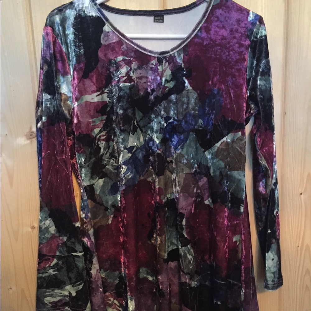 Velvet top